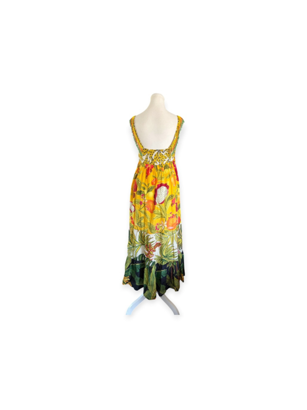 FARM Rio Tropical Fruit Print Beaded Tassel Maxi Dress XS r
Resortwear - Picture 4 of 8